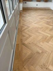 BFCH110 Brushed & UV Oiled # herringbone#