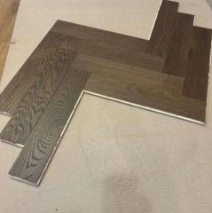 BFCH112 Brushed brown matt lac # herringbone#