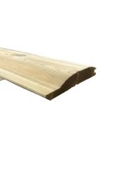 25x125mm (21x120mm) Treated T&G Log Lap Softwood Cladding (Log23)