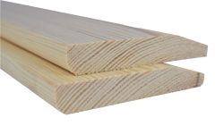 19 x 100mm (14x95) Chamfered/Pencil Round Dual Purpose Skirting Softwood