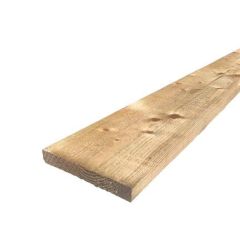 22 x 150mm Treated Fence Boards Green (per metre) FSC