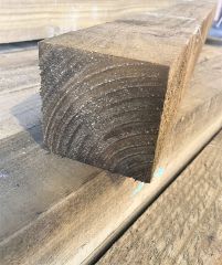 100 x 100mm Treated (UC3) Fence Posts Green (per metre) FSC