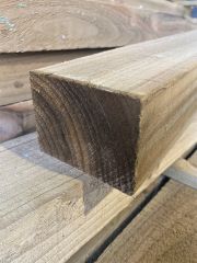75 x 100mm Treated (UC3) Fence Posts Green (per metre) FSC