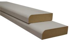 18 x 69mm Primed MDF Backmould Pencil Round