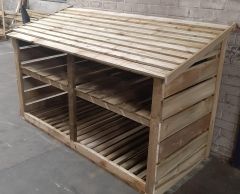 Large Wood Shed - 2140mm(L) x 960mm(W) x 1290mm(H)