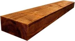 2400x200x100mm Brown Softwood Railway Sleepers Pressure Treated PEFC NEW