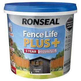 Ronseal Charcoal Grey Fencelife Plus 5Lt.