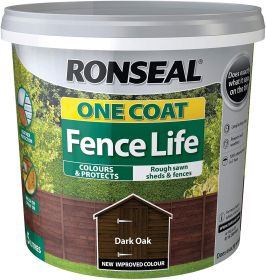 Ronseal Dark Oak Fencelife 5Lt.