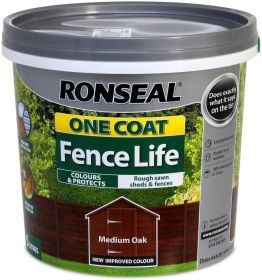 Ronseal Medium Oak Fencelife 5Lt.