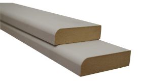 18 x 69mm Primed MDF Backmould Pencil Round